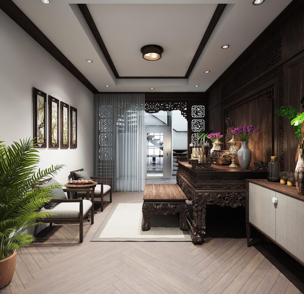 Vị trí đặt bàn thờ gia tiên đúng phong thủy trong không gian nhà ở