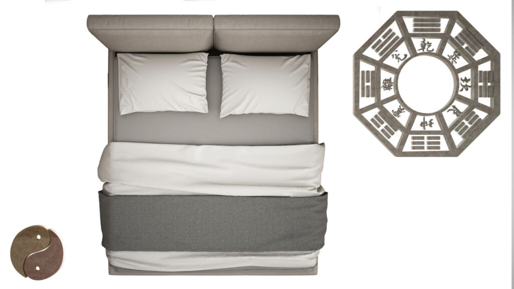 Vị trí giường ngủ theo phong thủy phòng ngủ